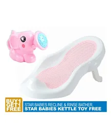 Star Babies Recline & Rinse Bather with Kettle Toy