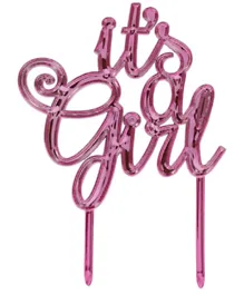 Party Centre Baby Shower Pink Cake Topper - Pack of 1