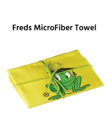Freds Swim Academy Microfiber Towel - Yellow