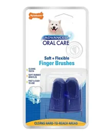 Nylabone Advanced Oral Care Dog Finger Brush - 2 Pack