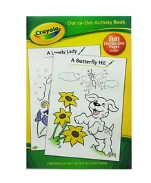 Alligator Crayola Dot to Dot Activity Book - English