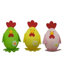 Party Magic Easter Chicks Table Decoration - Pack of 3