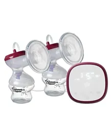 Tommee Tippee Made for Me Double Electric Breast Pump - White and Purple