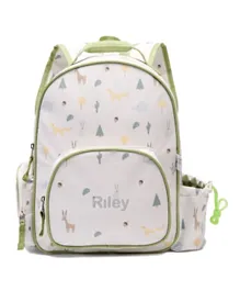 Little IA Woodland Backpack Off White - 15 Inches