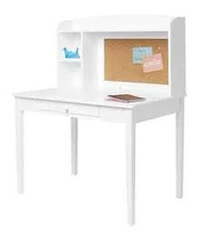 هومسميثز - مكتب دراسة خشبي للأطفال - أبيض