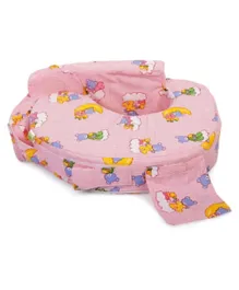 Babyhug Teddy On Clouds Feeding Pillow - Pink
