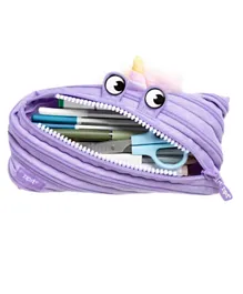 Zipit Unicorn Pencil Case - Light Purple