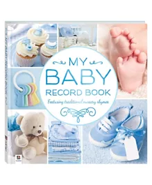 Hinkler Books Baby Record Book Blue - English