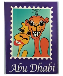 FLGT Camel Couple Abu Dhabi Funky Picture Magnet - Pack of 2