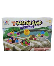 Martian Sand Easy to Build Cake Set 3D Magic Sand - Multicolour