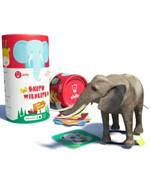 Shifu Jeep Safari Animals AR Educational 4D Game for Toddlers - Multi Color