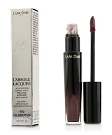 Lancome L'absolu Lacquer Buildable Shine & Color Longwear Lip Color 492 Celebration - 8mL