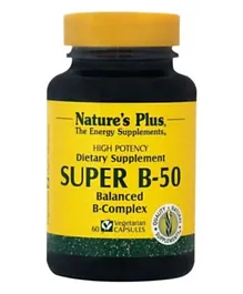 Natures Plus Super B 50 - 60 Capsules