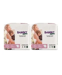 Bambo Nature Eco-Friendly Diapers Pack of 2 Size 6 - 48 Pieces