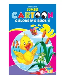 Jumbo Cartoon Colouring Book 5 - English