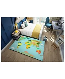 Factory Price World Map Kids Carpet - Multicolour