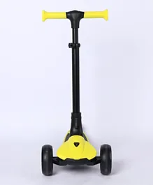 Lamborghini 3 Wheel Kids Scooter With Adjustable Height - Yellow