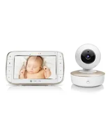 Motorola VM855 Connect Portable Wi-Fi Video Baby Monitor - White