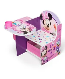 Delta Children Minnie Mouse and Daisy Duck Bench & Desk With Storage Space