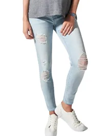 Mums & Bumps Blanqi Maternity Belly Support Skinny Jeans - Light Wash