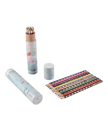 Floss & Rock Mermaid Pack of 12 Pencils - Multi Color