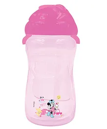 Disney Minnie Mouse Straw Cup Pink - 360mL