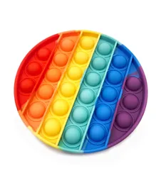 Essen Push Pop Pop Bubble Sensory Fidget Toy Pop It Fidget Toy - Rainbow Circle