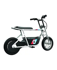 رايزور - رامبلر 12 دراجة نارية للأطفال - أبيض