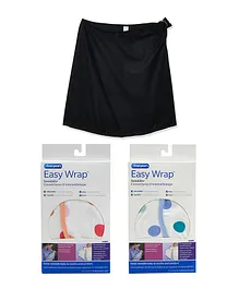 The First Years Nursing Privacy Wrap (Black) + Easy Wrap Swaddler - Pack of 2