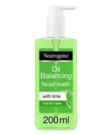 Neutrogena Oil Balancing Facial Wash with Lime For Oily Skin - 200ml