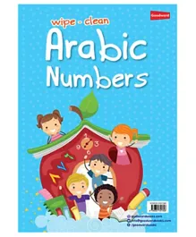 كتاب جود ورد بوكس لتنظيف وتعلم الأرقام العربية - 10 صفحات