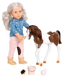 Our Generation Yanira Doll With Pet Foal - Height 46 cm