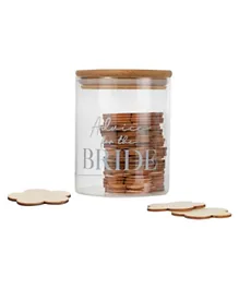 Ginger Ray Advice For The Bride Message Jar - Clear