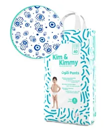 Kim&Kimmy Pant Style Diapers Size 6 - 40 Pieces
