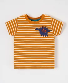 JoJo Maman Bebe Dino T-Shirt - Mustard