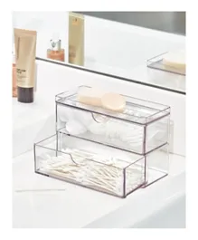 The Home Edit Mini Two Drawer Organizer - Clear