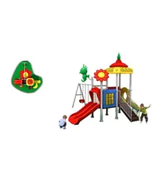 Myts Mega Playcentre Kids Swings and Slides - Multicolour
