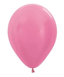 Sempertex Round Latex Balloon Stain Fuchsia - Pack of 50