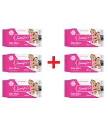 Jennifer's Baby Wipes Alcohol Free Pack of 6 - 180 Pieces