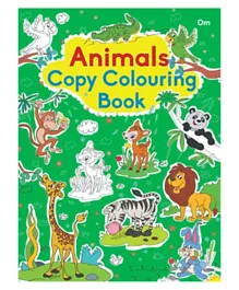 Animals Copy Coloring Books - 16 Pages
