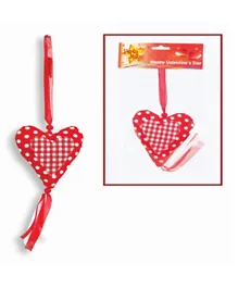 Party Magic Heart With Patterns Hanger Decoration - Red