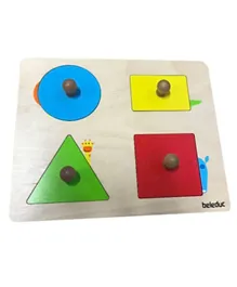 Educationall Wooden Different Shapes - 4 Pieces