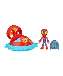 Hasbro Marvel Spidey & His Amazing Friends Web-Spinners Spidey With Hover Spinner - 10.2 cm