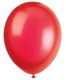 Unique Balloon Pack of 10 Red - 12 Inches