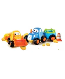 SFL Mini Tractors with Trailer Pack of 1 - Assorted
