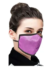 Swayam Reusable 4 Layers Outdoor Protective Face Mask Purple - Pack of 1