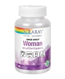Solaray Once Daily Woman Multivitamins - 90 Vegecapsules
