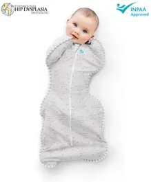 Love To Dream Swaddle UP Lite 0.2 TOG 'You Are My' Grey - Medium