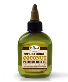 Difeel Coconut Oil Premium Natural Hair Oil - 75mL