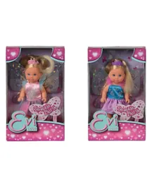 Evi Love Doll From Simba Sparkle Fairy - Assorted Colours & Designs - 12 cm